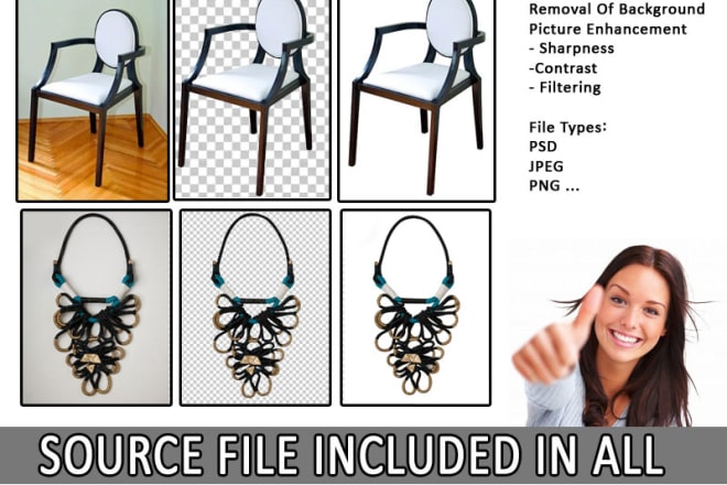 I will remove background and enhance product photo