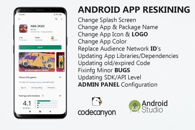 I will setup any codecanyon android and IOS app