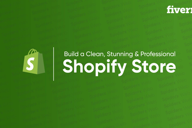 Our studio will design shopify ecommerce website store with SEO content