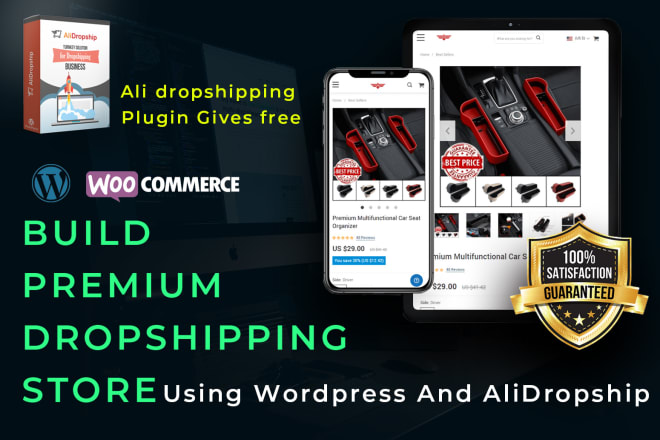 I will build premium dropshipping store today