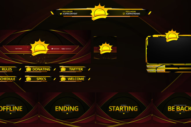 I will create a new stream overlay package for you