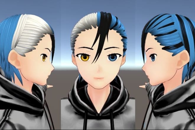 I will create an awesome avatar in vroid or anime for vrchat or vtubing