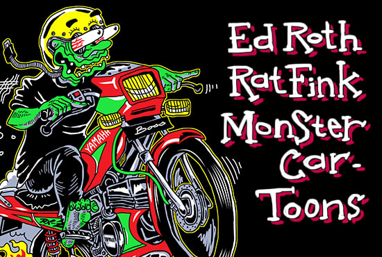 I will create ed roth ratfink car toon style illustration