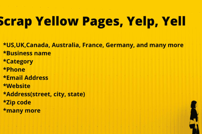 I will do yellow pages scraping within 24 hrs