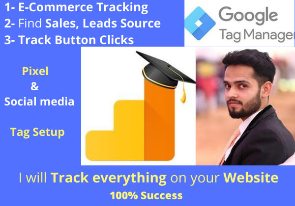 I will fix google analytics tracking tag manager big query setup web console event goal