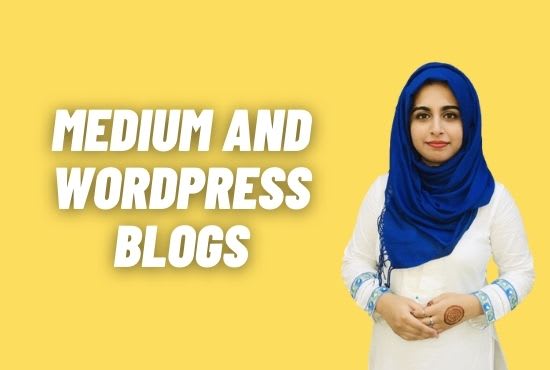 I will give you high quality prewritten medium blogs and wordpress blogs