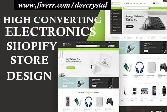 I will high converting electronics shopify store, one product store,dropshipping store