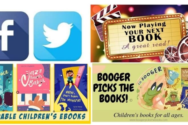 I will promote your children book on different platforms