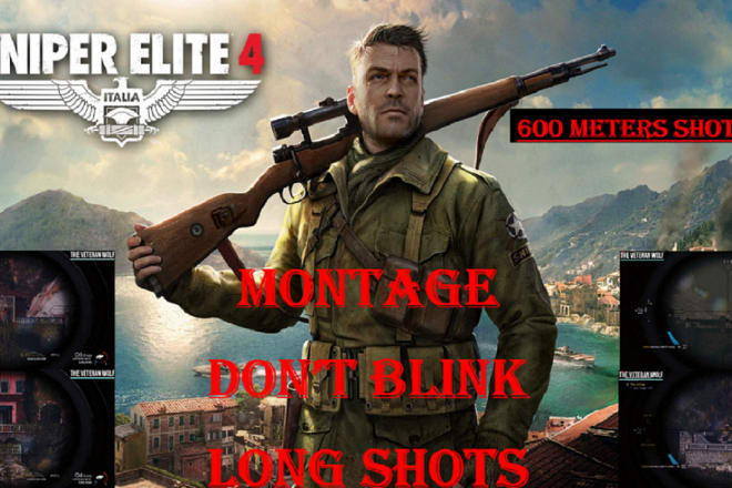 I will video editing gaming montages