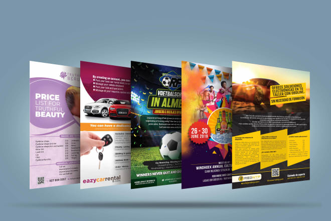 I will amazing design your urgent flyer or poster within 6 hours