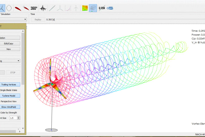 I will assist in q blade software simulations for wind turbines