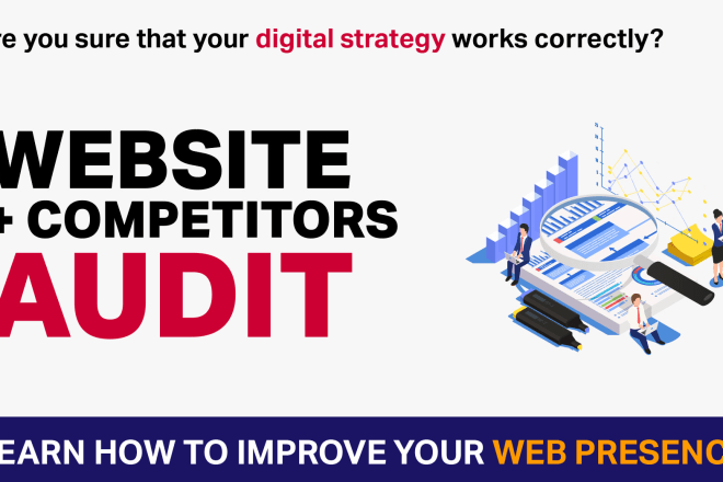 I will audit website with competitors to improve your conversion