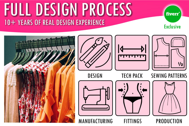 I will be your full design process fashion freelancer for your collection