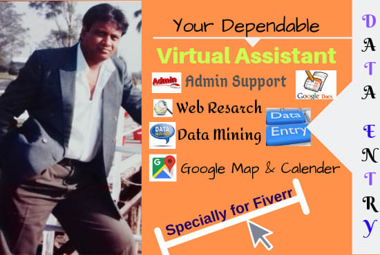 I will be your trusty virtual assistant data entry and admin job