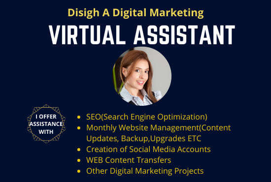 I will be your virtual assistant for SMM