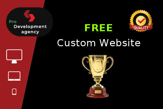 I will build a custom free website and rent it