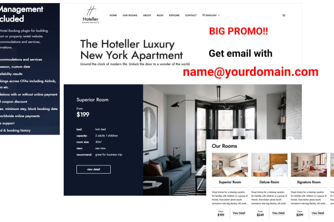 I will build a hotel booking website