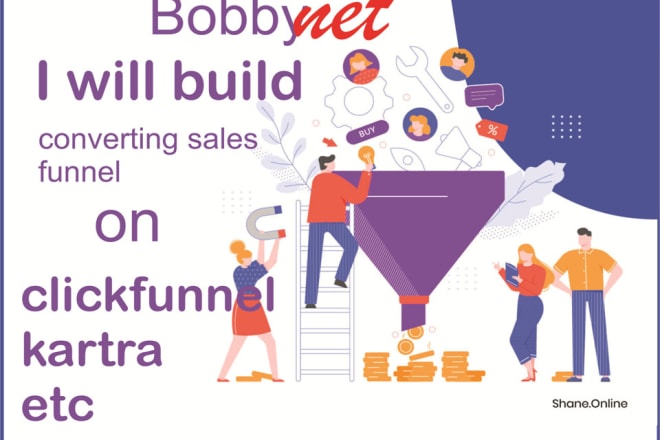 I will build high converting sales funnel on clickfunnels, getresponse, kartra