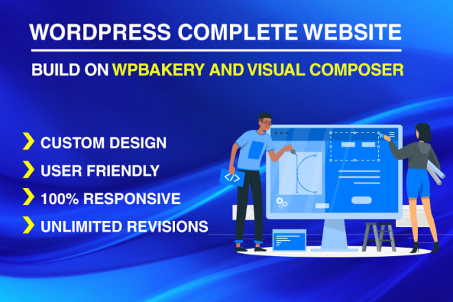 I will build website on wpbakery and visual composer
