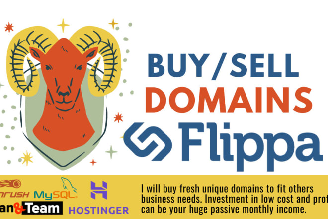 I will buy and flip websites, domains on flippa until auction ends