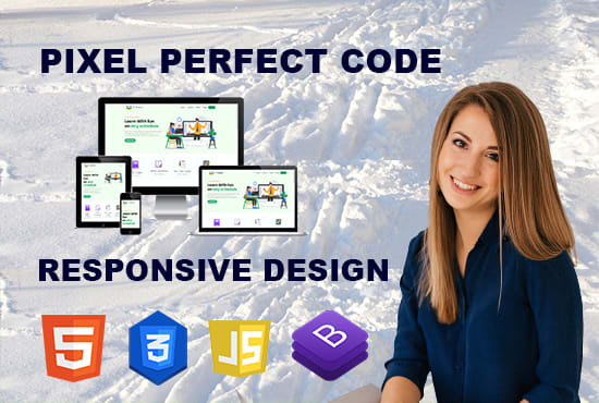 I will convert xd, figma, psd to html css bootstrap js front end web design developer