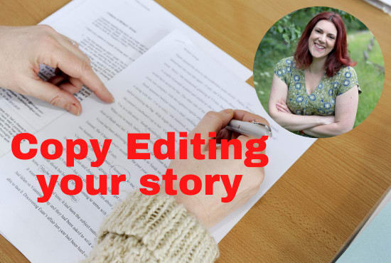I will copy edit your story or book copy editing services