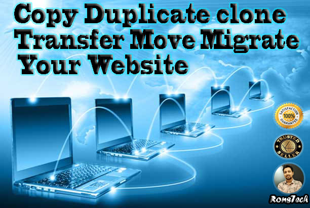 I will copy migrate transfer your website in 30 minutes