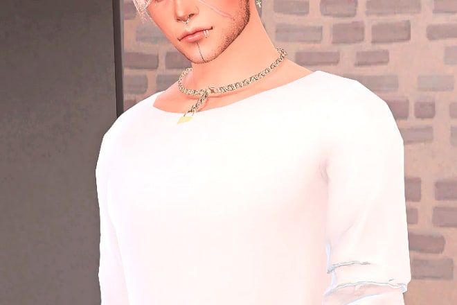 I will create a beautiful custom sim for you, plus an edited photo