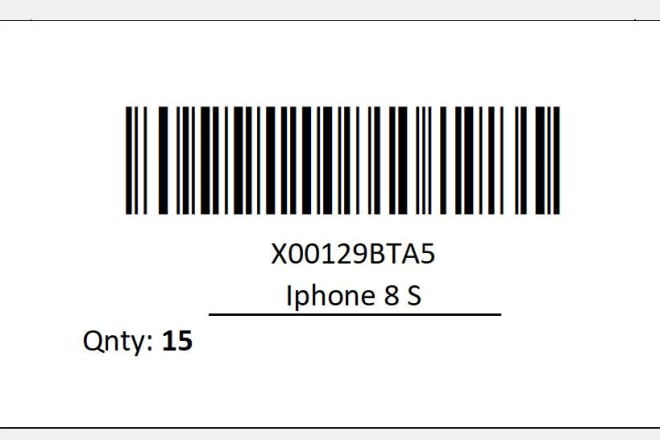 I will create a label printer barcode generator in vba excel