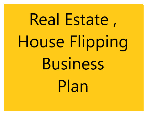 I will create an outstanding startup real estate house flipping business plan
