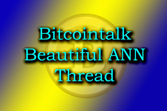 I will create ann thread and marketing on bitcointalk forum