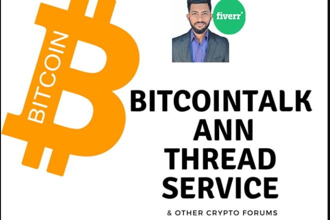 I will create bitcointalk ann thread for your blockchain project
