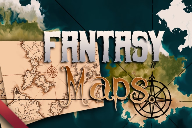 I will create custom fantasy maps