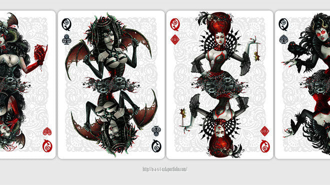 I will create exclusive design of poker cards