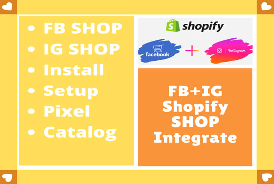 I will create facebook and instagram shop integrate shopify