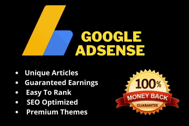 I will create high cpc google adsense approved website