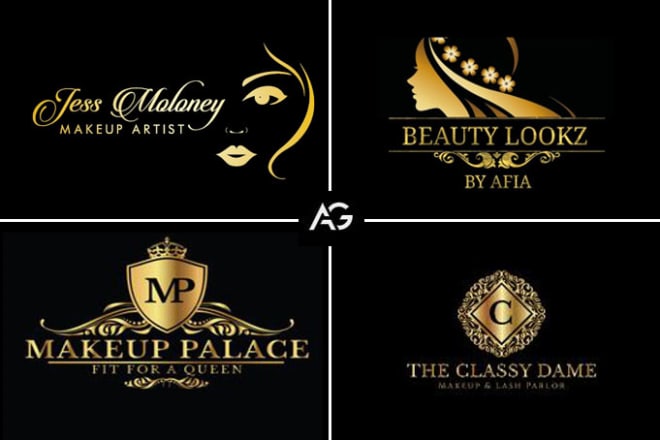 I will create modern cosmetic makeup salon or beauty logo design