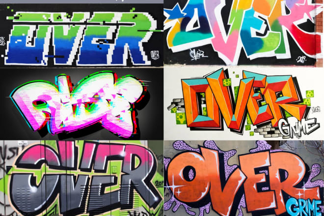 I will create original custom graffiti style design art for your logo or word