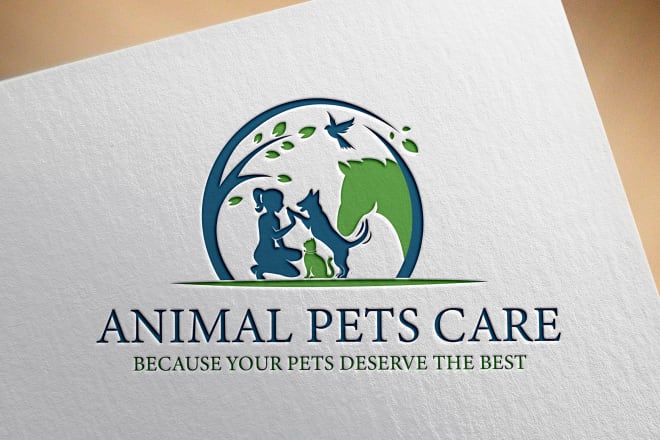 I will create professional modern animal and pet logo design