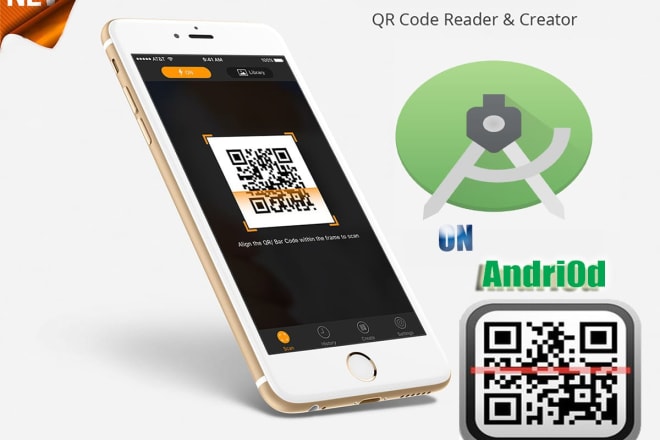 I will create qr code scanner in android app