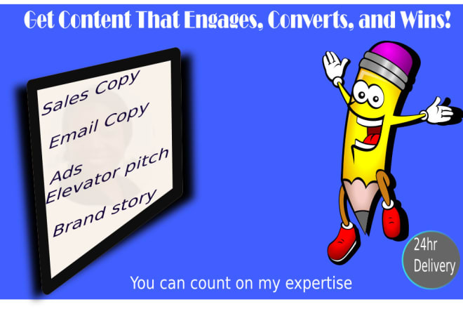 I will create sales and email copy with my copywriting tricks