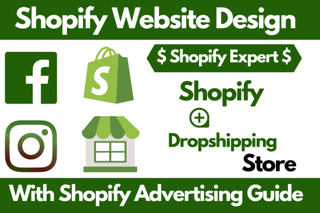 I will create shopify dropshipping store or shopify website