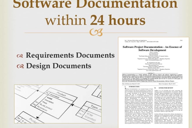 I will create technical software document for your project within 24 hours