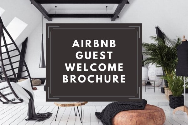 I will create your airbnb guest welcome brochure