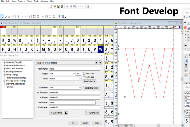 I will create your own font