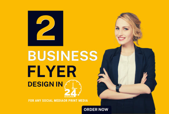 I will design 2 killer business flyer, social media flyer in 24 hrs