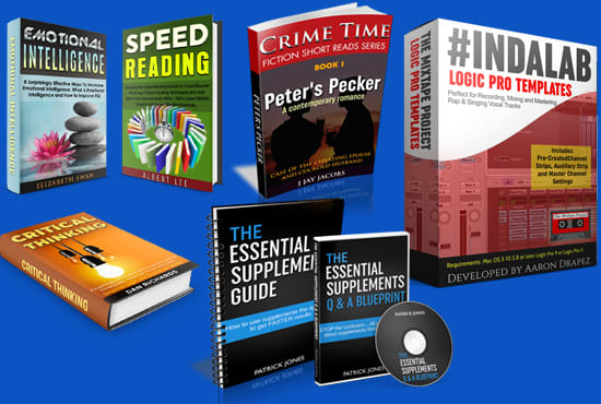 I will design 3d book covers, 3d box set, software box and dvd case
