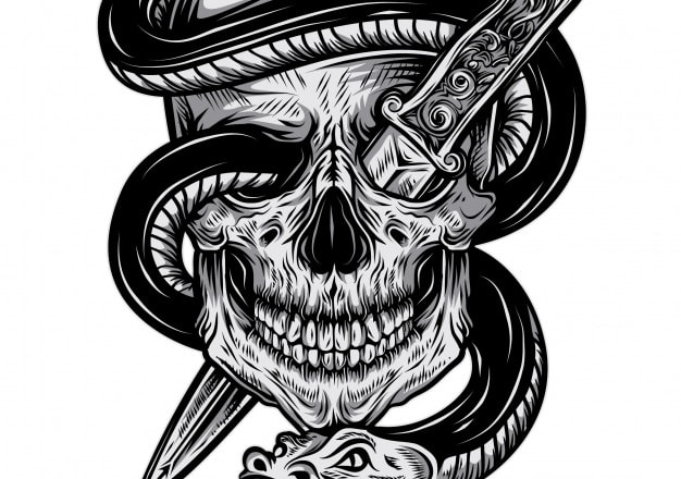 I will design a custom tattoo mainly on tribal and textual design