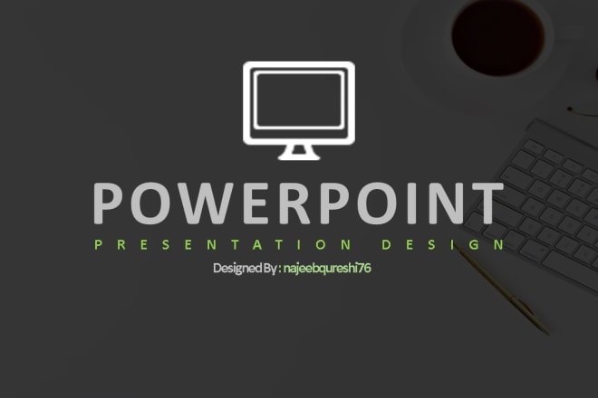 I will design amazing powerpoint,prezi presentation template slides