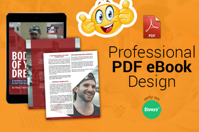 I will design an awesome PDF ebook, lead magnet, report